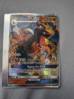 Pokemon Charizard GX 20/147 Sm-Burning Shadows Ultra Rare 250 HP Holo Full Art - Image 1