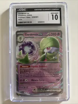 Gardevoir Ex Pokemon 2024 Paldean Fates 029/091 CGC 10 Gem Mint - Image 1