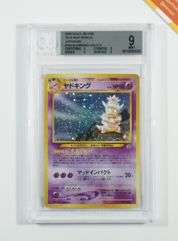 Pokemon BGS 9 Slowking #199 Holo Neo Genesis 2000 Japanese - Image 1