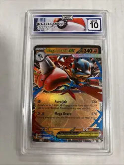 2025 Pokemon Mega Lucario Ex #77 HGC 10 (sb2) - Image 1