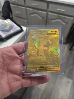 Pokemon Mega Charizard X EX Mega Hyper Rare Holo 130/094 Phantasmal Flames - Image 1