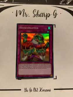 HEUSCHNUPFEN - 1. AUFLAGE SESL-DE059 DEUTSCH Yu-Gi-Oh! CARD SUPER RARE HOLO - Image 2