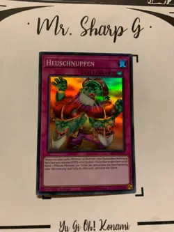 HEUSCHNUPFEN - 1. AUFLAGE SESL-DE059 DEUTSCH Yu-Gi-Oh! CARD SUPER RARE HOLO - Image 3