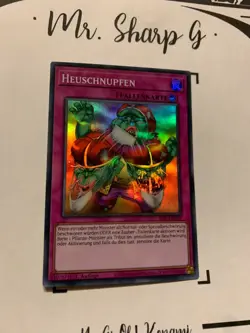HEUSCHNUPFEN - 1. AUFLAGE SESL-DE059 DEUTSCH Yu-Gi-Oh! CARD SUPER RARE HOLO - Image 5