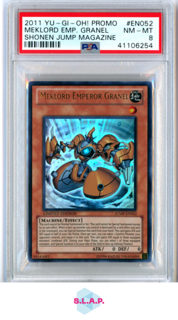 MEKLORD EMP. GRANEL SHONEN JUMP MAGAZINE 2011 YU-GI-OH! PRM SHONEN EN052 PSA 8 - Image 1