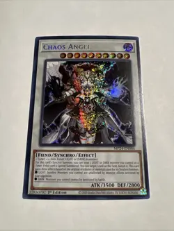 Yu-Gi-Oh Chaos Angel MP24-EN086 Prismatic Secret Rare 1st Edition LP - Image 1