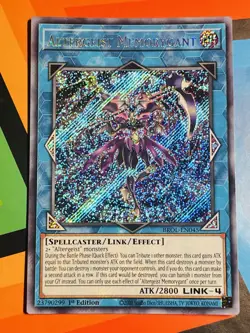 Yugioh Altergeist Memorygant BROL-EN045 Secret Rare 1st Ed NM - Image 1