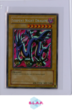 SERPENT NIGHT DRAGON KONAMI MRL-103 YU-GI-OH! 1ST EDITION SECRET RARE ENGLISH - Image 1