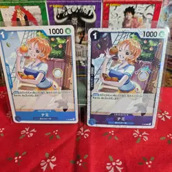 Nami P P-053 PRB-01 Pirate Flag Foil & counterpart One Piece Japanese - Image 1