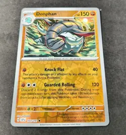 Pokemon Surging Sparks Donphan Reverse Holo Common Card 103/191 NM - Image 1