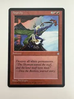 Anarchy MTG Magic the Gathering Card LP Lightly Played Ice Age - Image 1