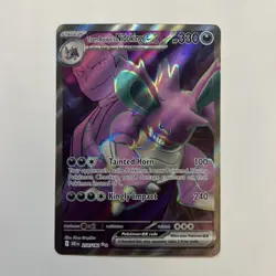 Pokemon TCG Nidoking EX Destined Rivals Team Rockets Card 216/182 - Image 1