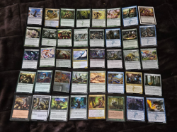 MTG Lot of 40 Creature Cards(SNAKES/NAGA) ALL COLORS-NO DOUBLES - Image 1