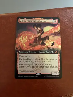MTG Zuko, Firebending Master (Extended Art) Foil [M 0200] - NM - Avatar - Image 1