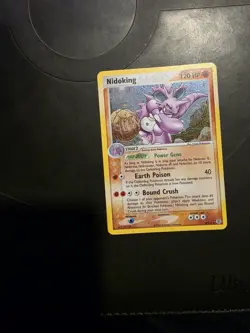 Pokemon TCG Nidoking 8/112 EX FireRed & LeafGreen Holo Rare Card 2004 - Image 2
