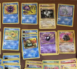120 Fossil Vintage WOTC Pokemon Cards - Mixed Card Bundle Job Lot - MP - Image 3