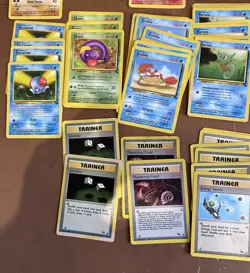 120 Fossil Vintage WOTC Pokemon Cards - Mixed Card Bundle Job Lot - MP - Image 5