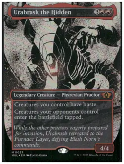 March of the Machine: Multiverse Legends #23 Urabrask the Hidden Foil - Image 1