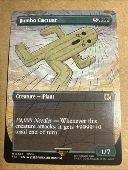 Jumbo Cactuar (Borderless) Final Fantasy Regular - Image 1