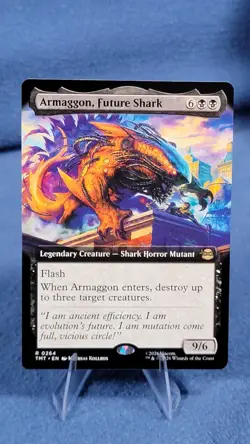 MTG Armaggon, Future Shark (Extended Art) Normal NM | 264 TMT R - Image 1