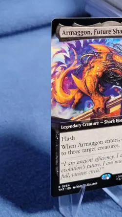 MTG Armaggon, Future Shark (Extended Art) Normal NM | 264 TMT R - Image 3