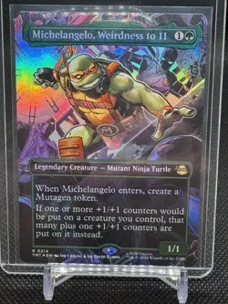 Michelangelo, Weirdness to 11 (Borderless) Teenage Mutant Ninja Turtles Foil - Image 1