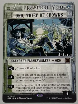 MTG Breaking News Oko, Thief of Crowns Legendary Planeswalker MYTHIC REG #0050 - Image 1