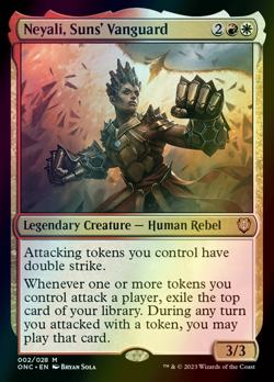 MTG Neyali, Suns' Vanguard Foil ** All Will Be One Commander ** English - Image 1