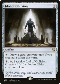 MTG Idol of Oblivion ** Phyrexia: All Will Be One Commander ** English - Image 1