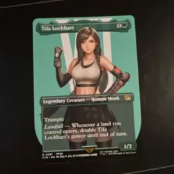 Magic: The Gathering Tifa Lockhart Final Fantasy Legendary Creature Green 0391 - Image 1