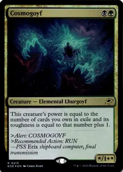 Cosmogoyf FOIL 215 R Edge of Eternities NM MTG - Image 1