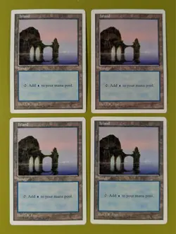 Island (434) x4 Fifth Edition 5th 4x Magic the Gathering MTG White Border - Image 1