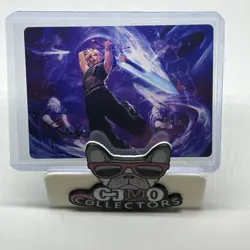Cloud's Limit Break Art Series Gold Signature Stamped Card Final Fantasy MTG #23 - Image 1