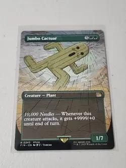 MTG Jumbo Cactuar (Borderless) Final Fantasy Regular - Image 1