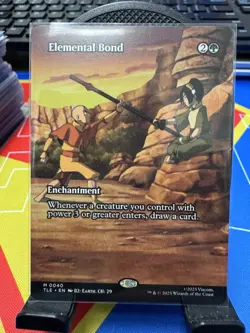 MTG Elemental Bond Borderless Normal NM Avatar: The Last Airbender: Magic 40 - Image 1