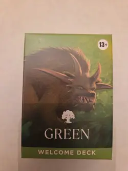 Magic the Gathering MTG 2024 Green Welcome Deck New - Image 1