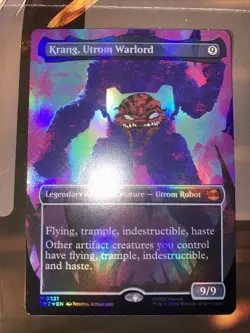 Krang, Utrom Warlord (Borderless) Teenage Mutant Ninja Turtles Foil - Image 1