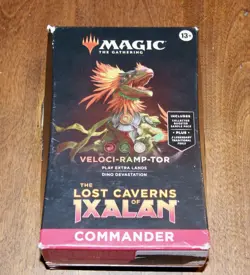 Magic The Gathering Lost Caverns of Ixalan Commander Deck Veloci-ramp-tor Dino - Image 1