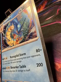 Pokemon Gyarados Holo Sv02 Paldea Evolved Cosmos 043/193 w/ Double Swirls - Image 2