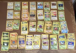 130 Jungle Vintage WOTC Pokemon Cards - Mixed Card Bundle Job Lot - MP - Image 1