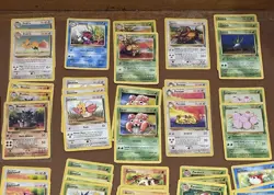 130 Jungle Vintage WOTC Pokemon Cards - Mixed Card Bundle Job Lot - MP - Image 3