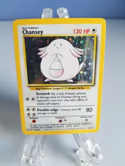 Pokemon TCG Chansey 003/102 Base Set Holo WOTC - Image 1