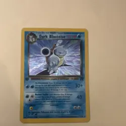 Pokemon TCG Dark Blastoise Team Rocket Holo Rare 3/82 Wizards of the Coast - Image 1