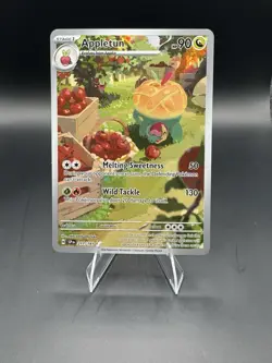 Pokemon Appletun 211/191 Sv08: Surging Sparks Illustration Rare Holo 90 HP Card - Image 1