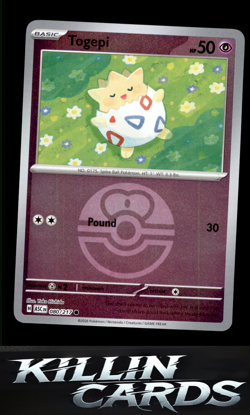 Reverse Holofoil Togepi (Love Ball) 080/217 Pokemon Common ME: Ascended Heroes C - Image 1