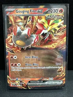 Pokemon Gouging Fire EX SVP 144 Black Star Promo Holo NM - Image 1