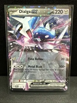 2023 Pokemon Scarlet & Violet - SVP Black Star Promos Dialga EX #180 14dq - Image 1