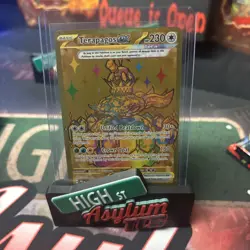 Terapagos EX 2025 Pokemon Prismatic Evolutions 180/137 Hyper Rare Gold - Image 1
