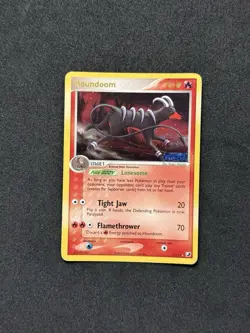2005 Pokemon TCG Houndoom 7/115 Reverse Holo STAMPED - EX: Unseen Forces - Image 2