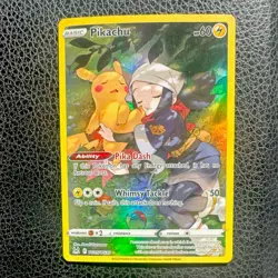 Pokemon Pikachu TG05/TG30 Full Art Holo 60HP Lost Origin Trainer Gallery 2022 - Image 1